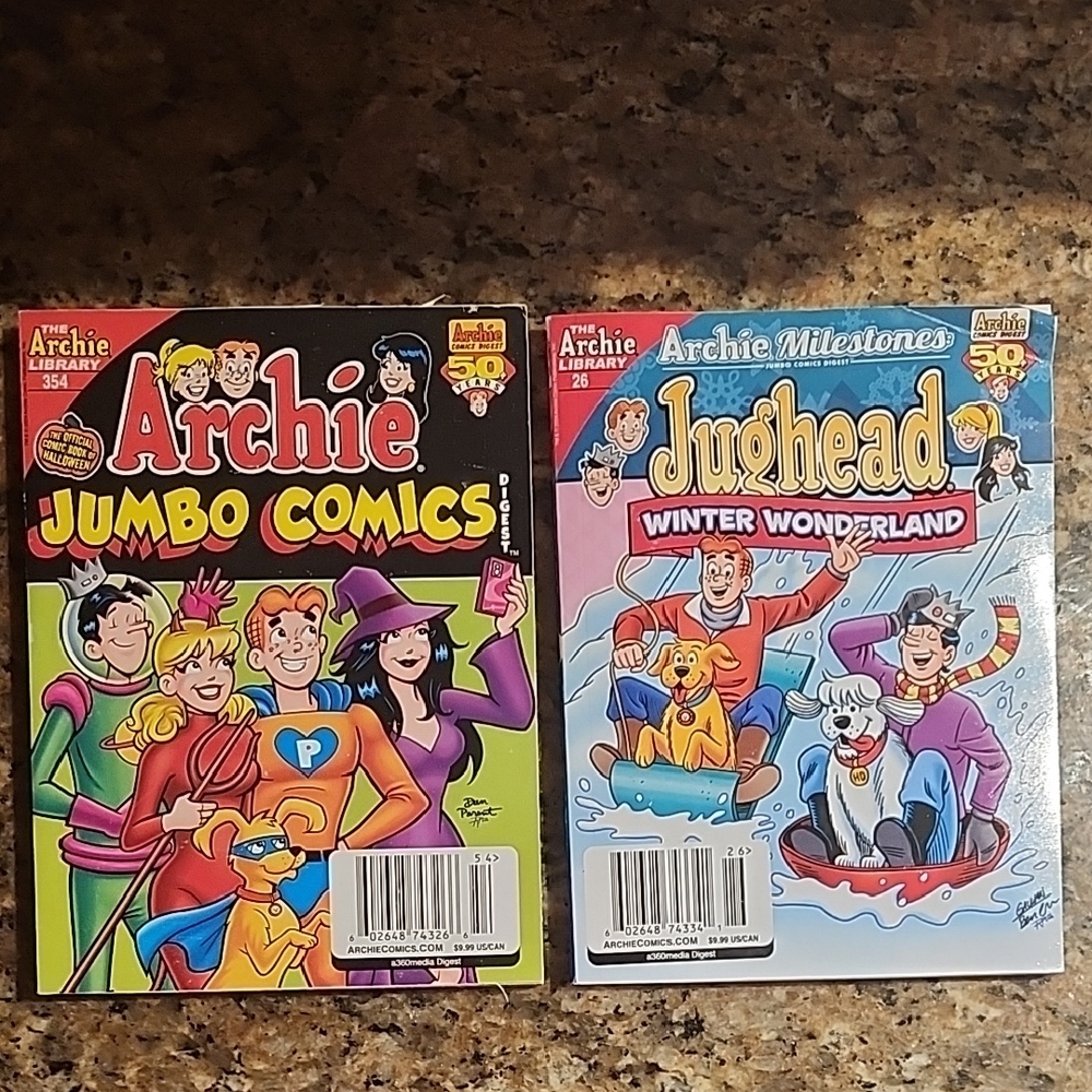 Archie Jumbo Comics and Jughead Winter Wonderland